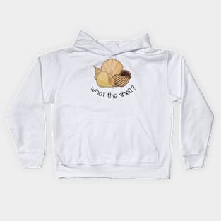 what the shell funny Kids Hoodie